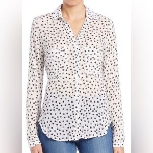 Cloth & Stone for Anthropologie polka dot shirt
